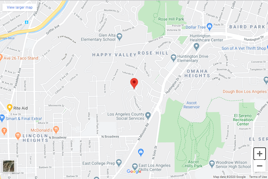 map of paradise drive